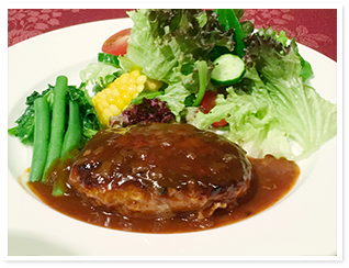 定番！ハンバーグランチセット